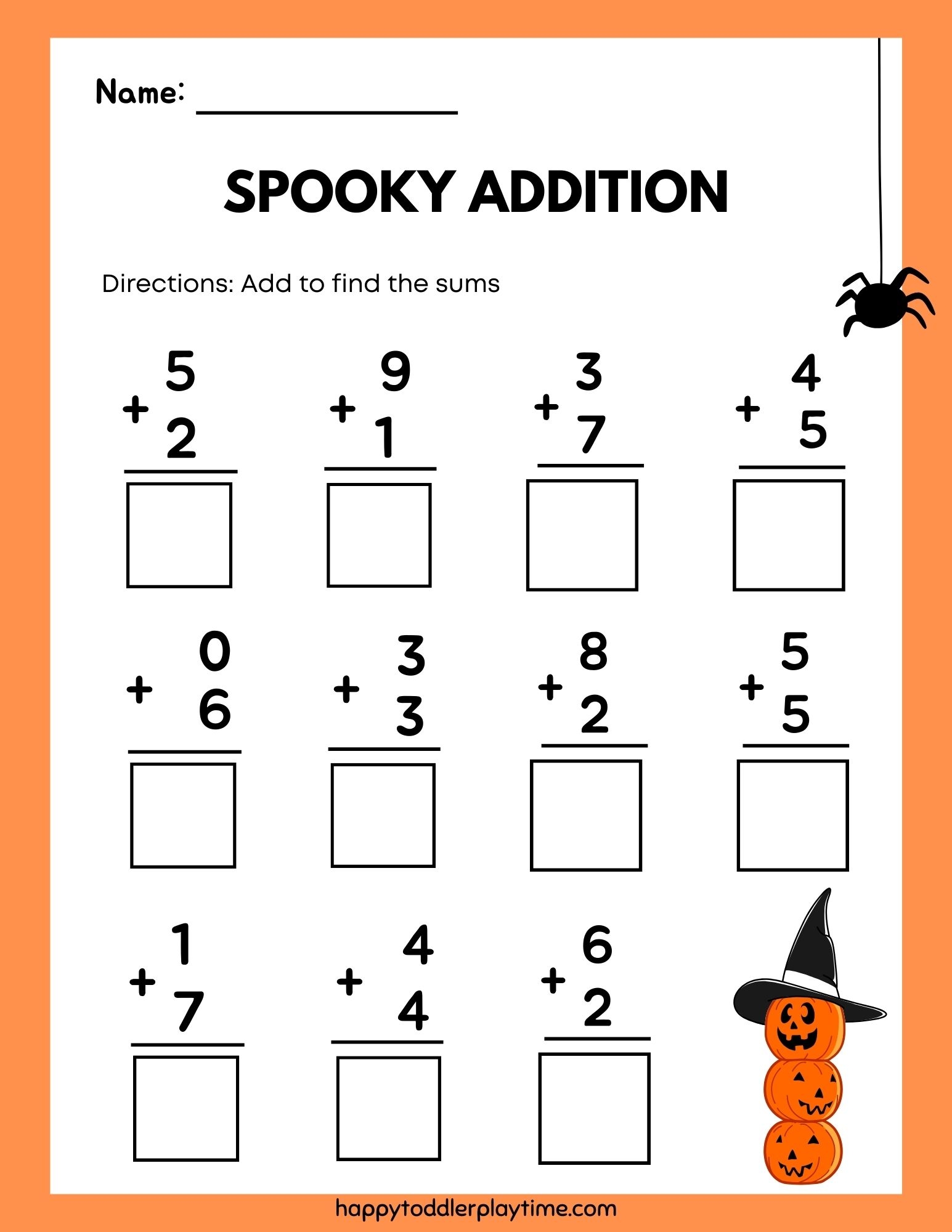 free printable toddler worksheets