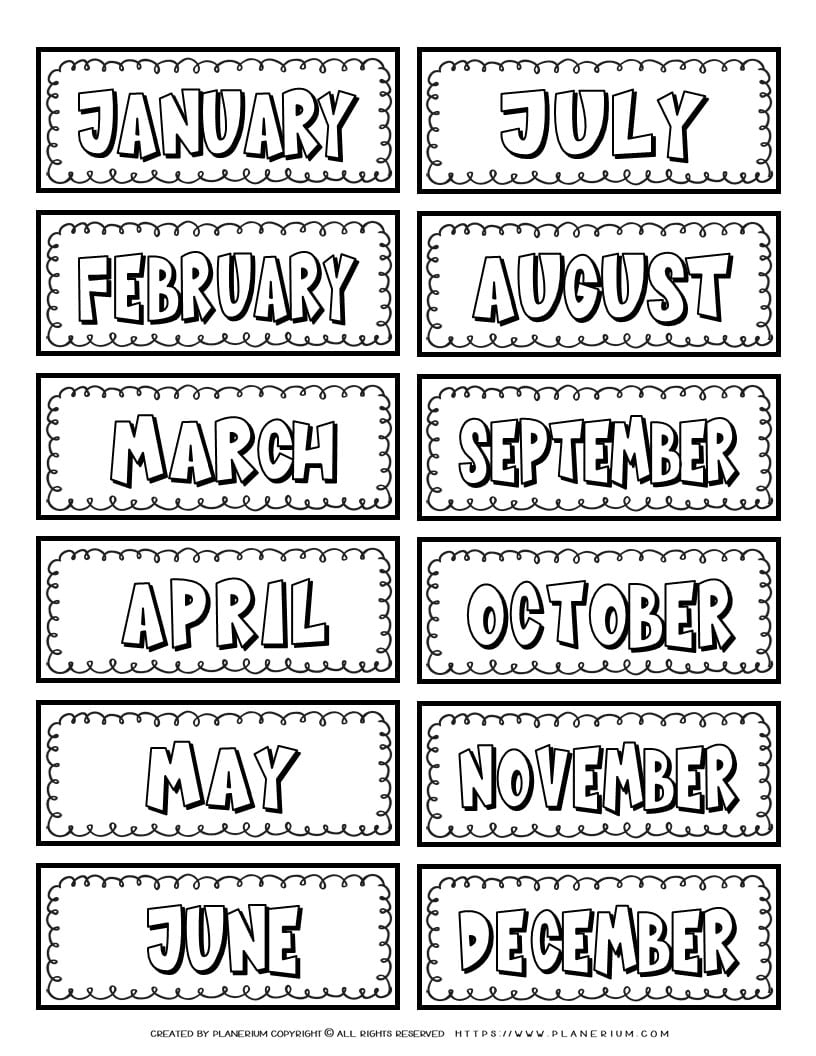 Free Printable Labels Template With Months Of The Year For Worksheets Library Free Printable Labels Template With Months Of The Year For Worksheets Library