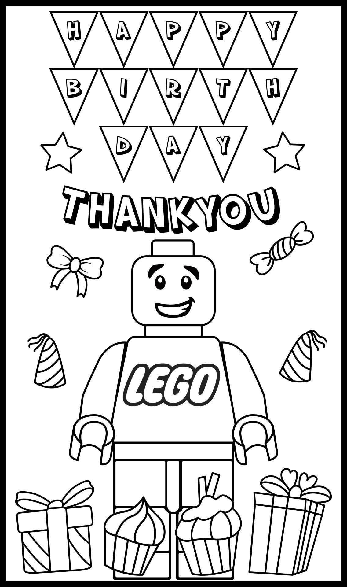 FREE Printable LEGO Birthday Invitation Templates Worksheets Library