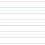 Free Printable Lined Paper Handwriting Notebook Templates