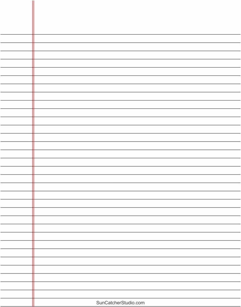 Free Printable Lined Paper Handwriting Notebook Templates Free Printables Monograms Design Tools Patterns U0026 DIY Projects