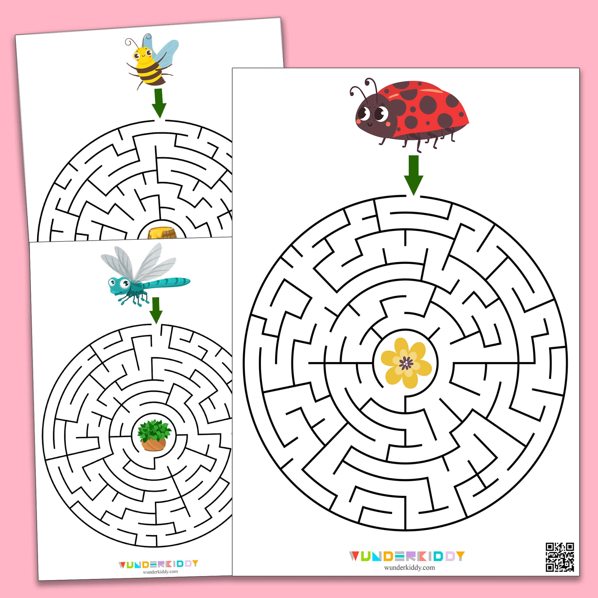 Free Printable Maze Game For Kindergarten Help To Find The Way Free Printable Maze Game For Kindergarten Help To Find The Way