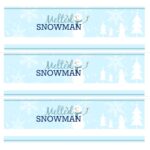 Free Printable Melted Snowman Water Bottle Labels Easy DIY 