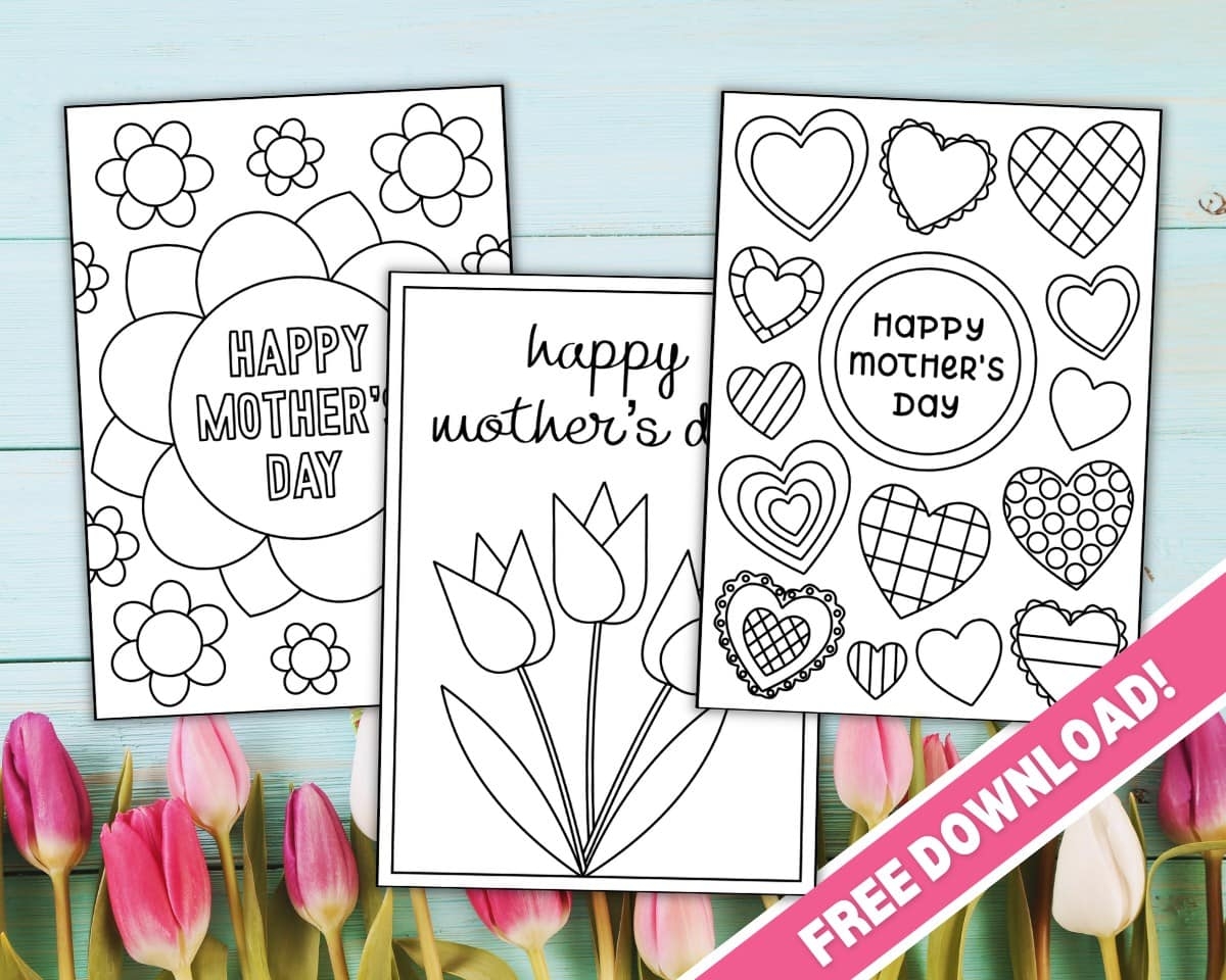printable mothers day cards to color pdf printable mothers day cards to color pdf