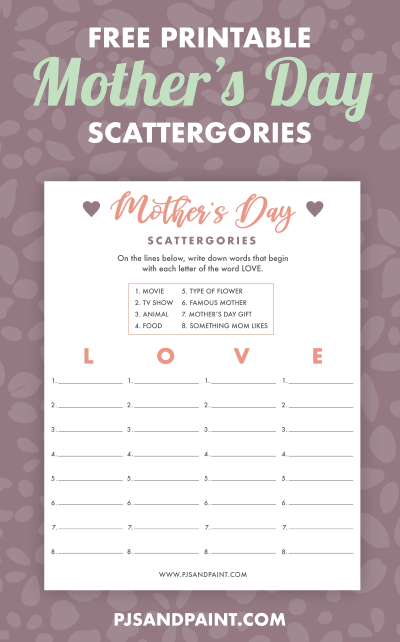 free printable mother s day games for adults
