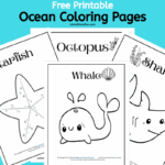 Free Printable Ocean And Sea Animal Coloring Pages 