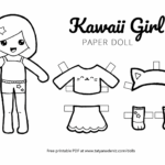 Free Printable Paper Dolls Black And White Clearance