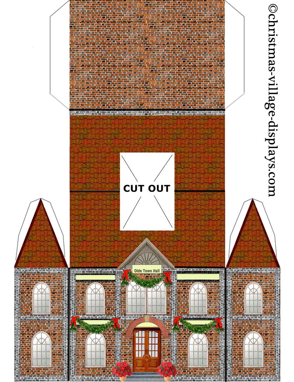 free printable putz house patterns