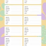 Free Printable Password List Templates Excel PDF Alphabetical