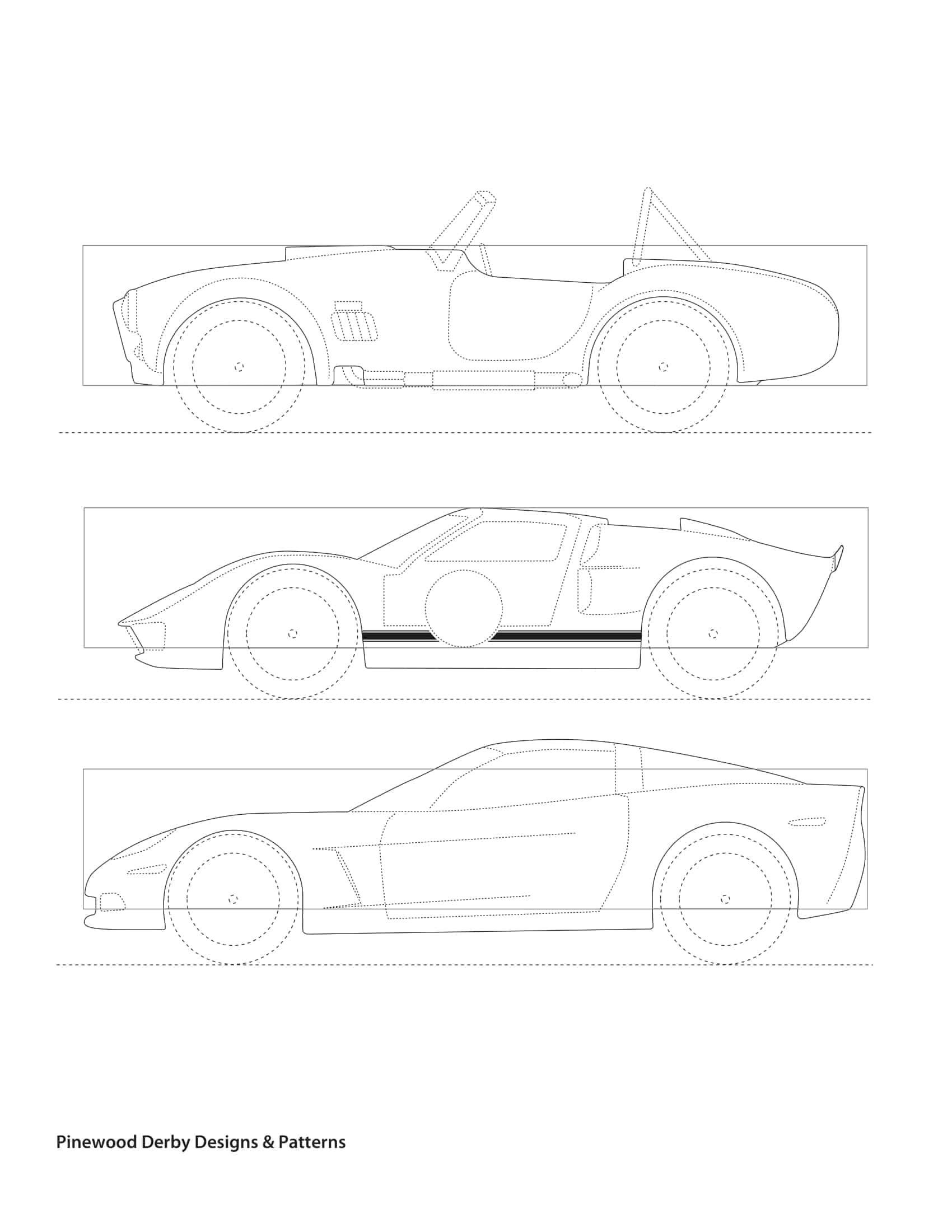 Free Printable Pinewood Derby Templates PDF Fastest Speed Card