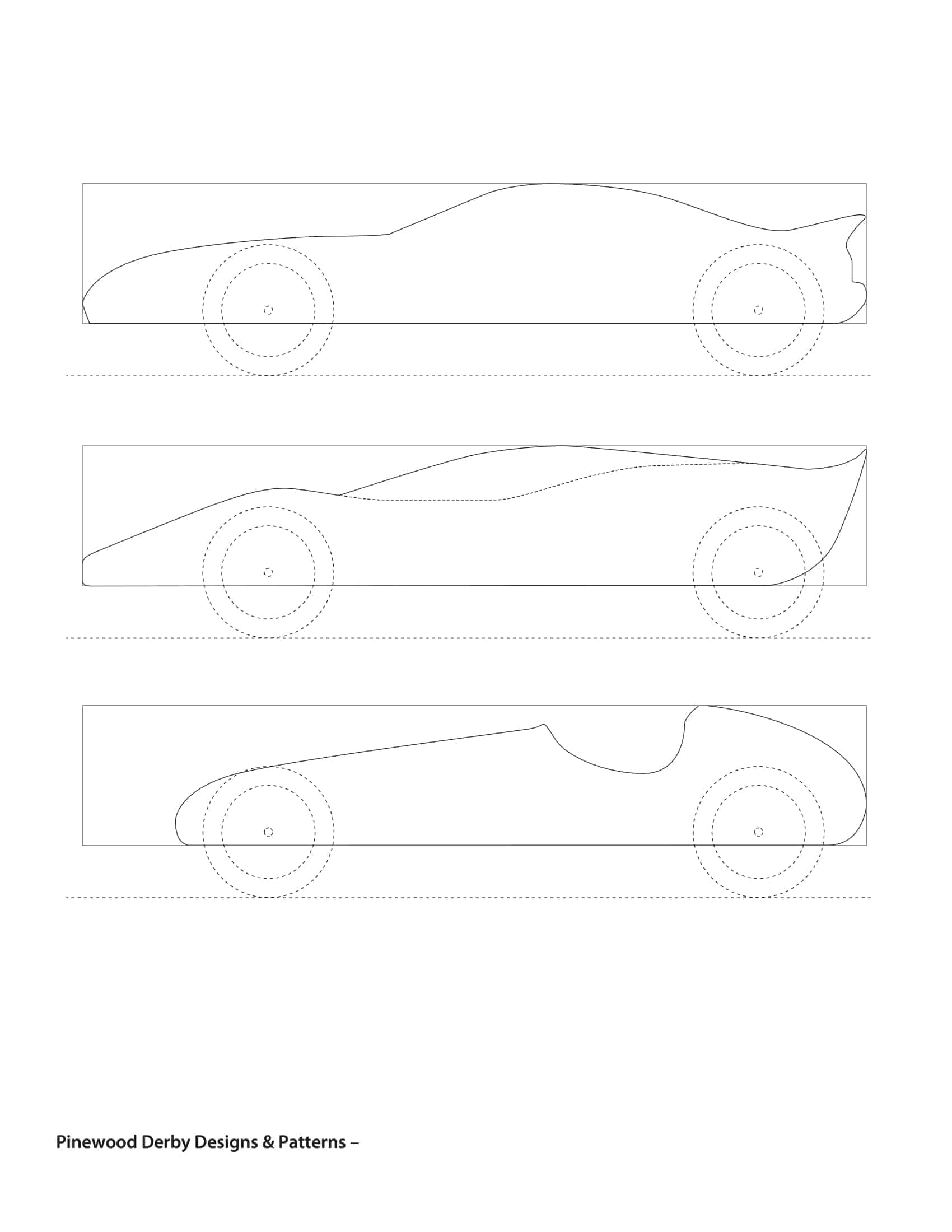 Free Printable Pinewood Derby Templates PDF Fastest Speed Card