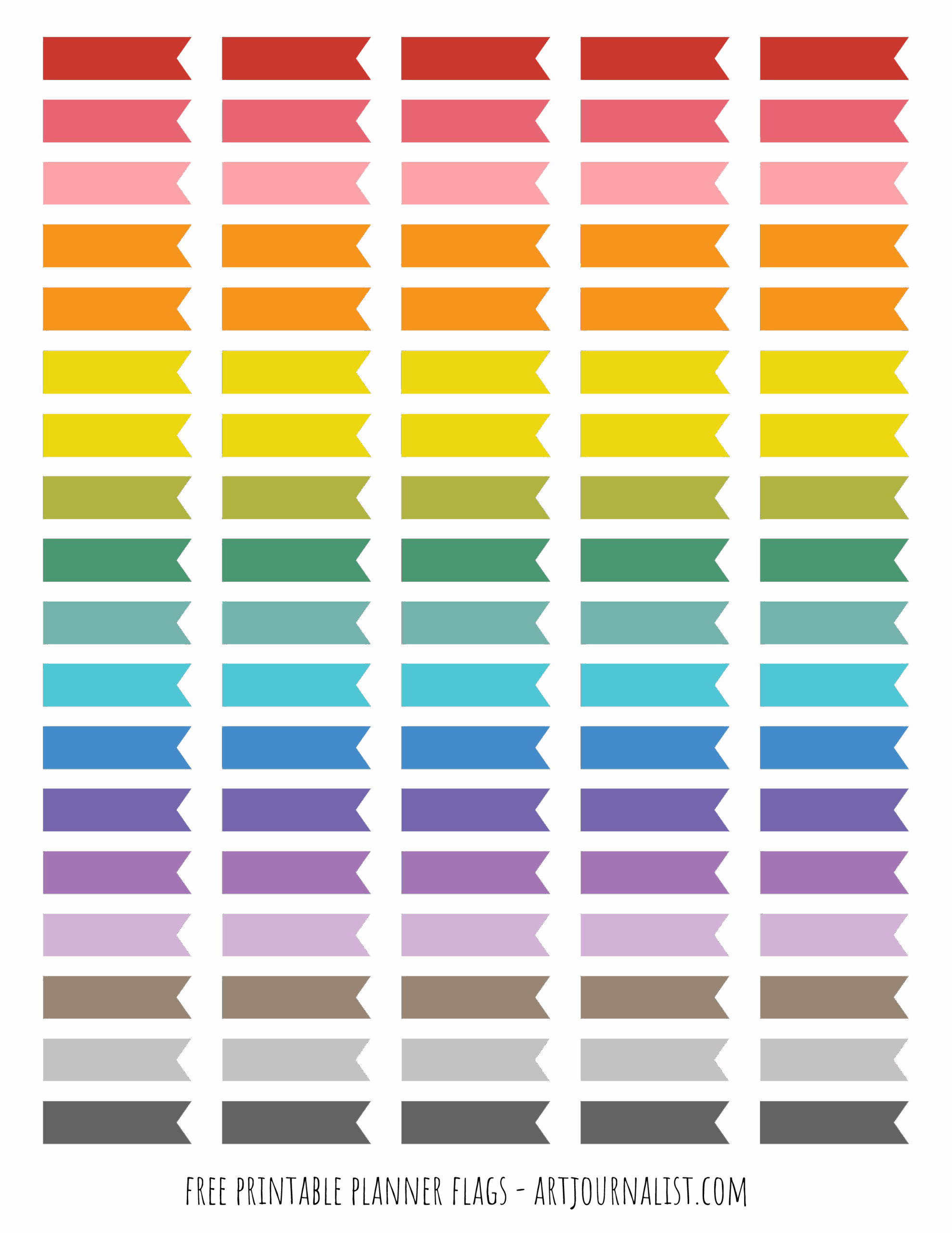 free printable planner stickers