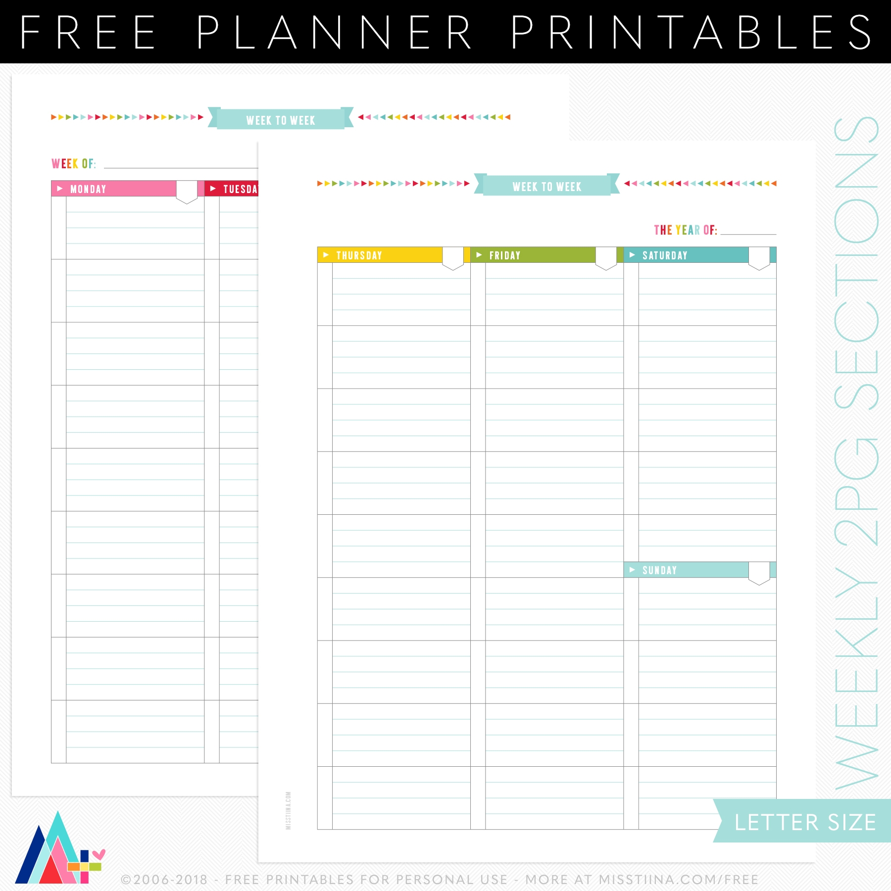 Free Printable Planner Templates 2018 Download Free Printable Planner Templates 2018 Png Images Free Worksheets On Clipart Library