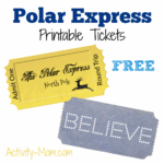 Free Printable Polar Express Tickets The Activity Mom