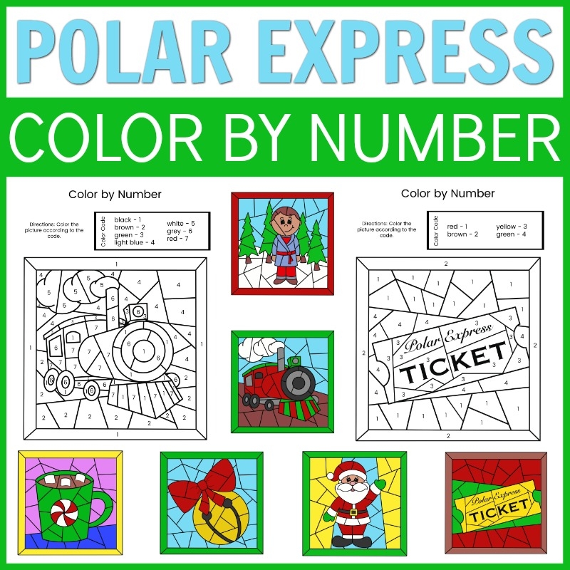 Free Printable Polar Express Tickets The Activity Mom