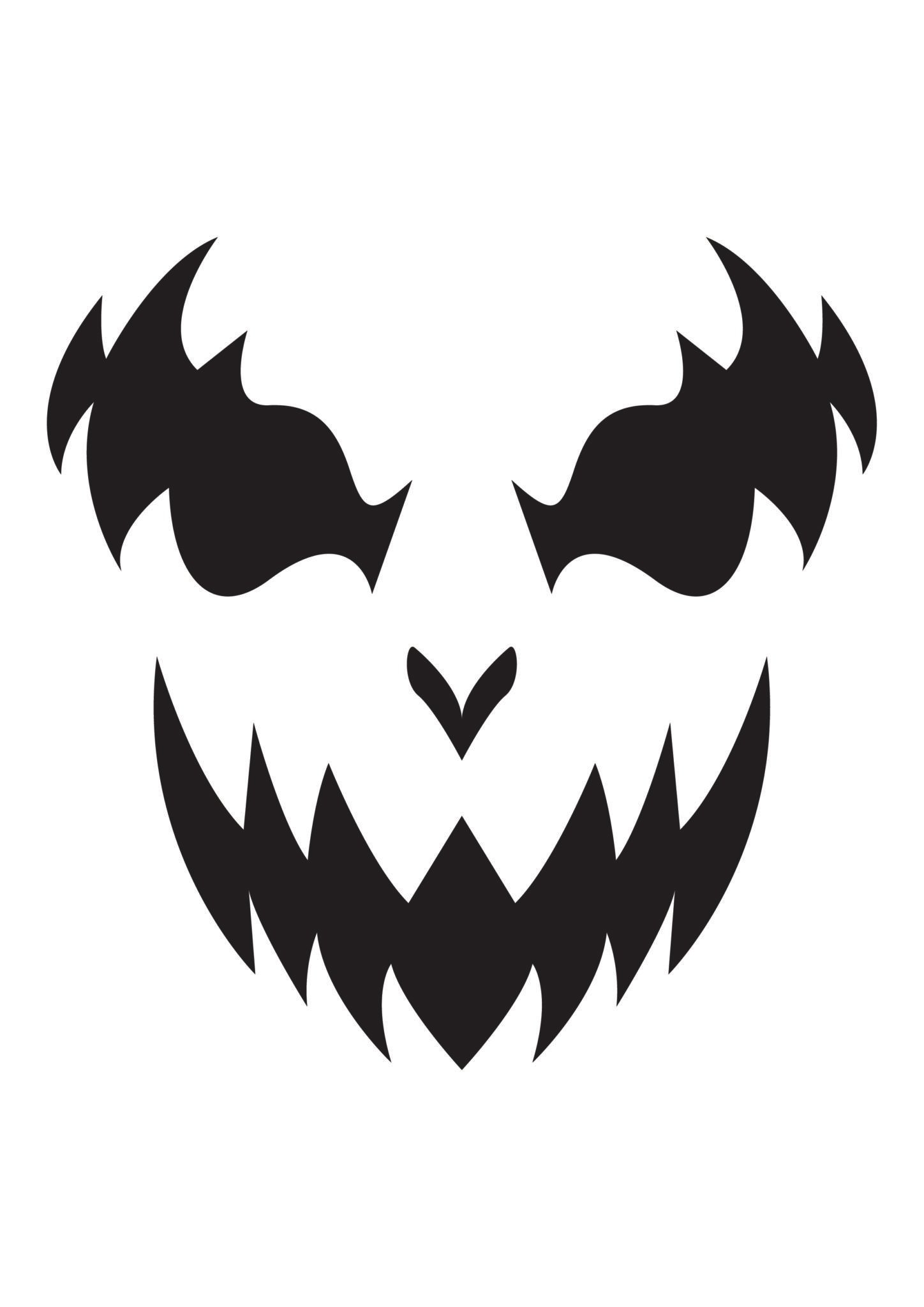 jack skellington pumpkin stencils free printable