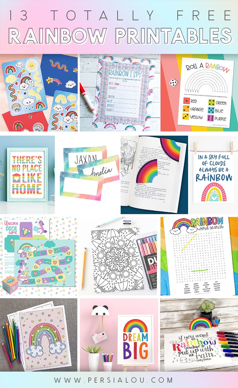 rainbow tinkle s world printables