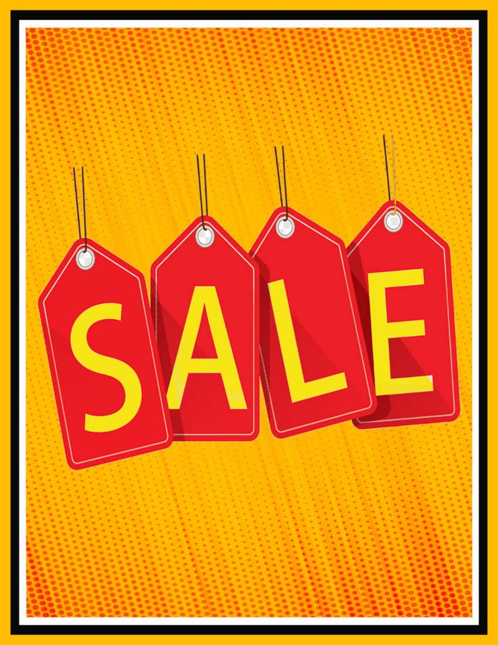 Free Printable Sale Signs For Retail Printable Party Favors