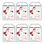 Free Printable Santa Gift Tags Download Instantly To Print Love Our Real Life