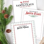 Free Printable Santa Letterhead 7 Templates To Choose From The Savvy Sparrow