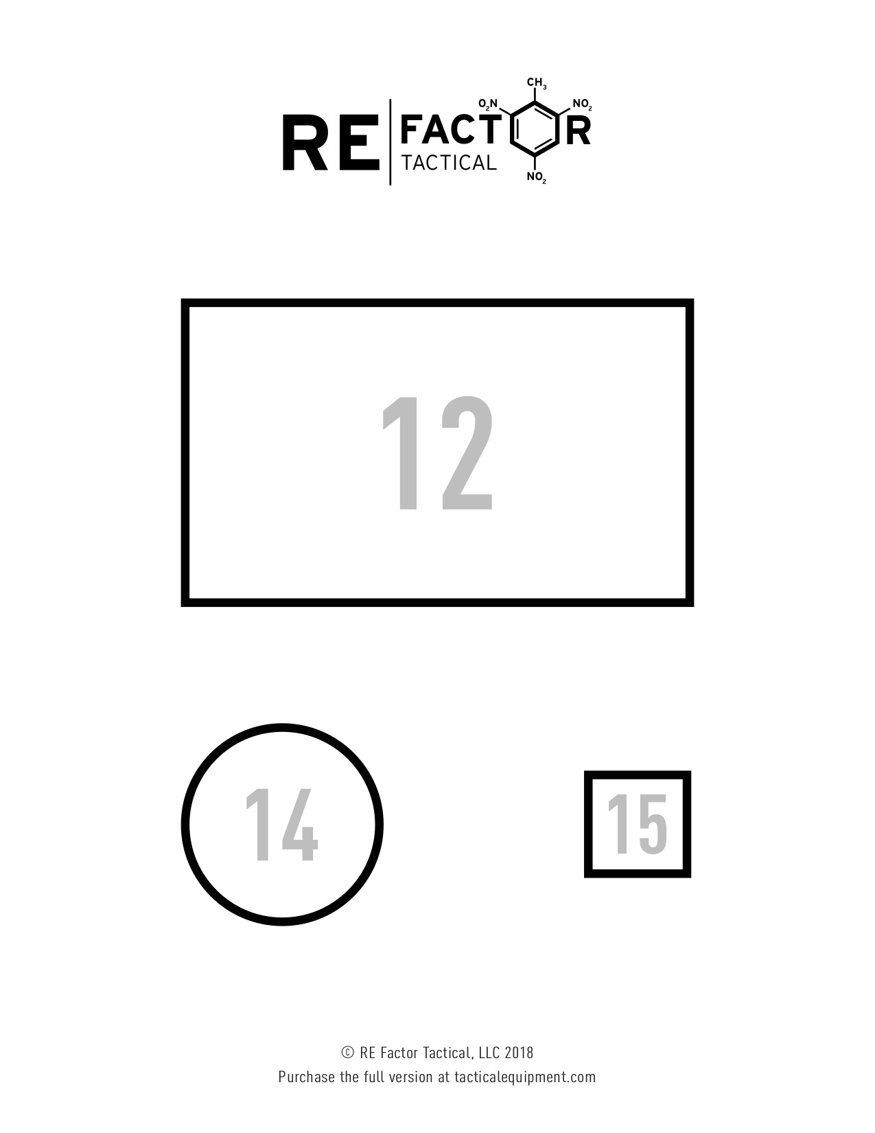 printable rifle targets 8 5x 11