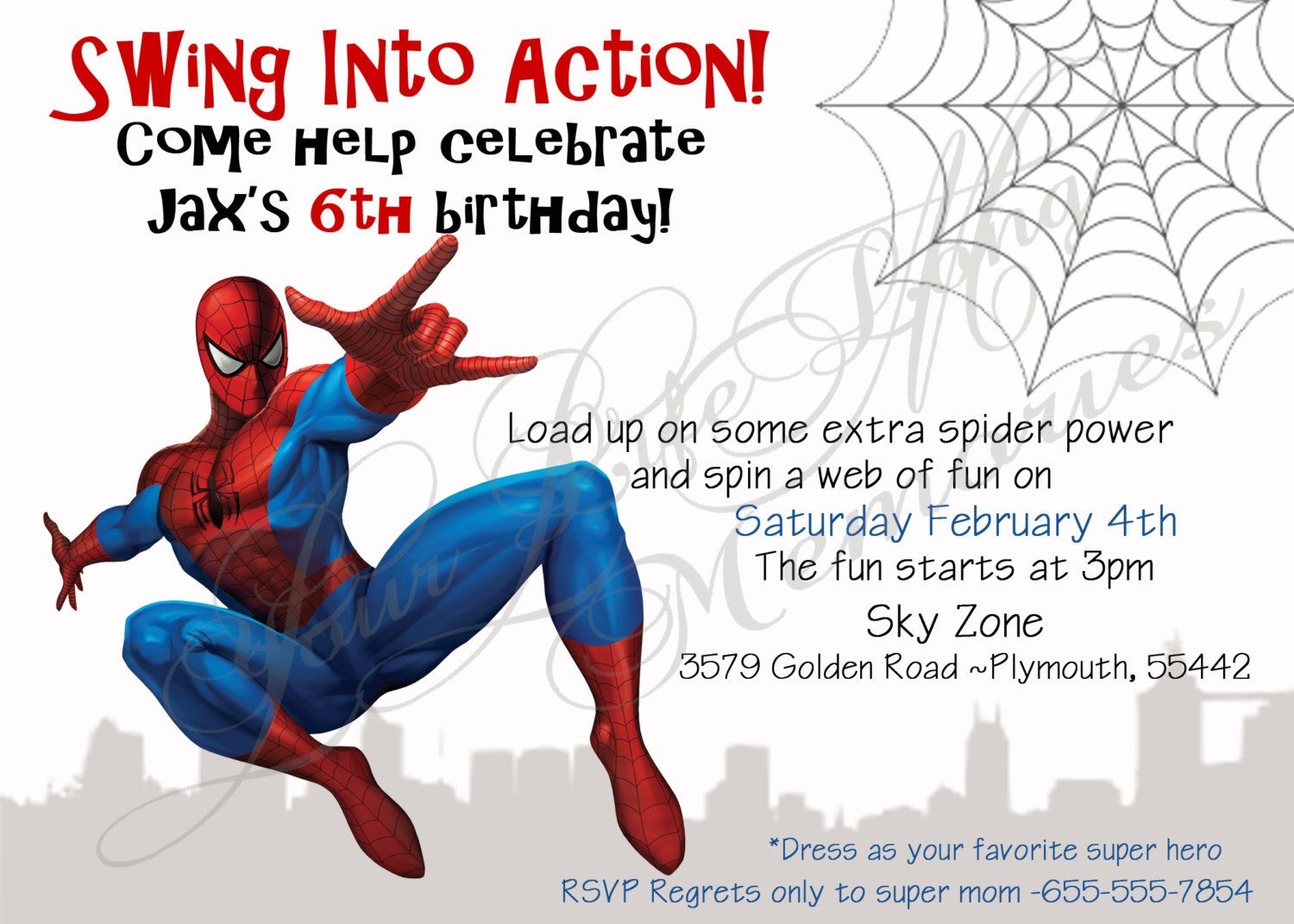 Free Printable Spiderman Birthday Invitations Dolanpedia Worksheets Library