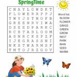 Free Printable Spring Word Search Puzzles Free Printables Monograms Design Tools Patterns U0026 DIY Projects