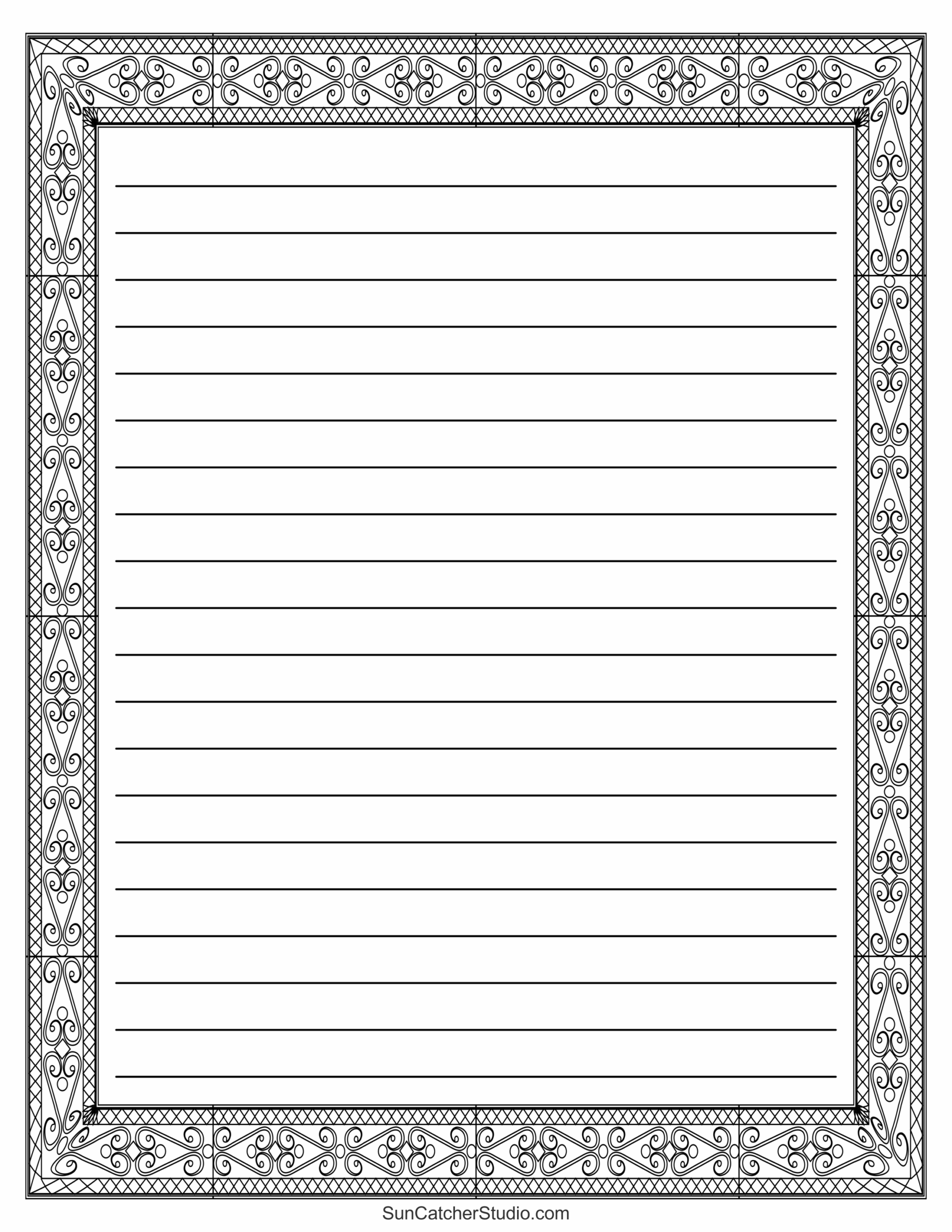Free Printable Stationery And Lined Letter Writing Paper Free 