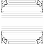 Free Printable Stationery And Lined Letter Writing Paper Free Printables Monograms Design Tools Patterns U0026 DIY Projects