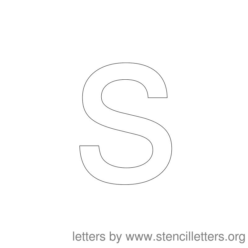 printable lowercase letter stencils