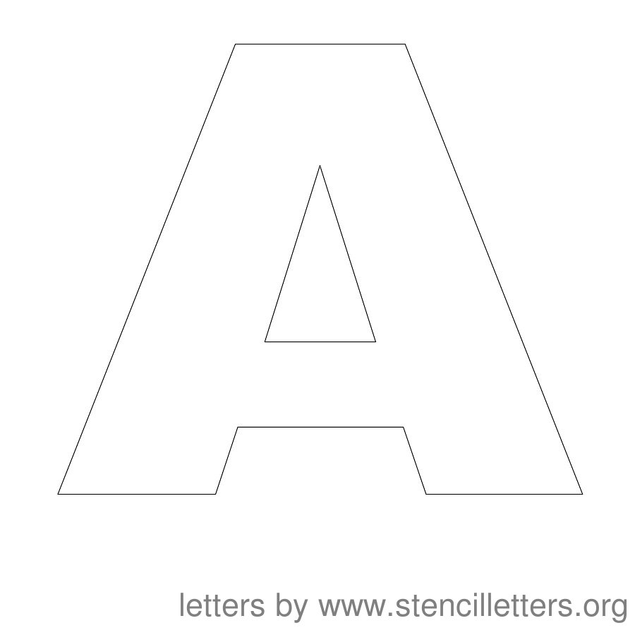 Free Printable Stencil Letters Stencil Letters Org Worksheets 