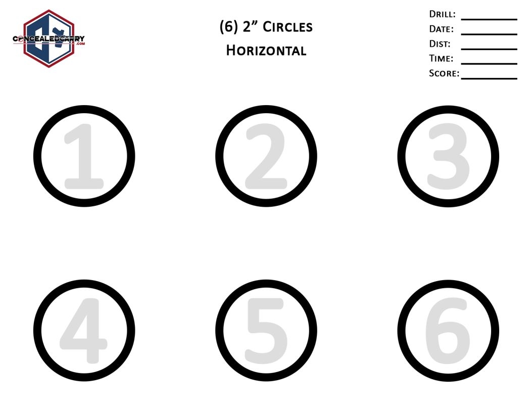 Free Printable Targets For Shooting Practice Concealed Carry Inc