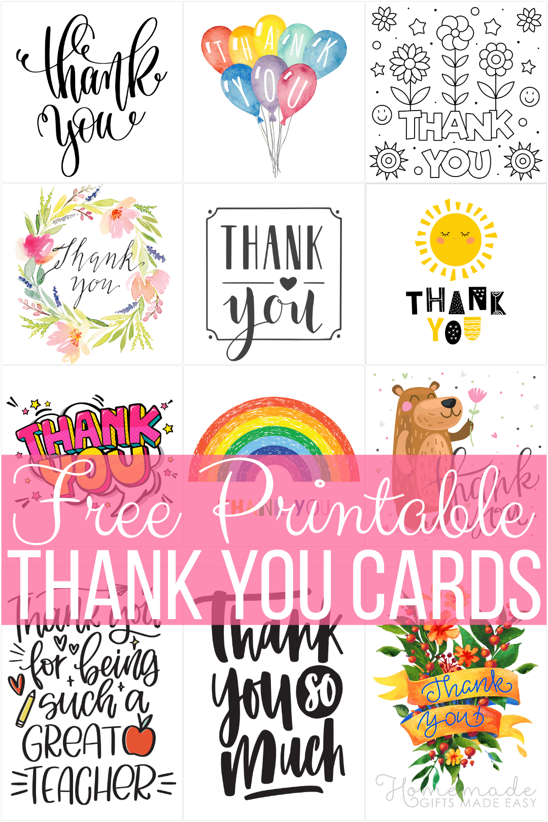 free printable thank you for your purchase