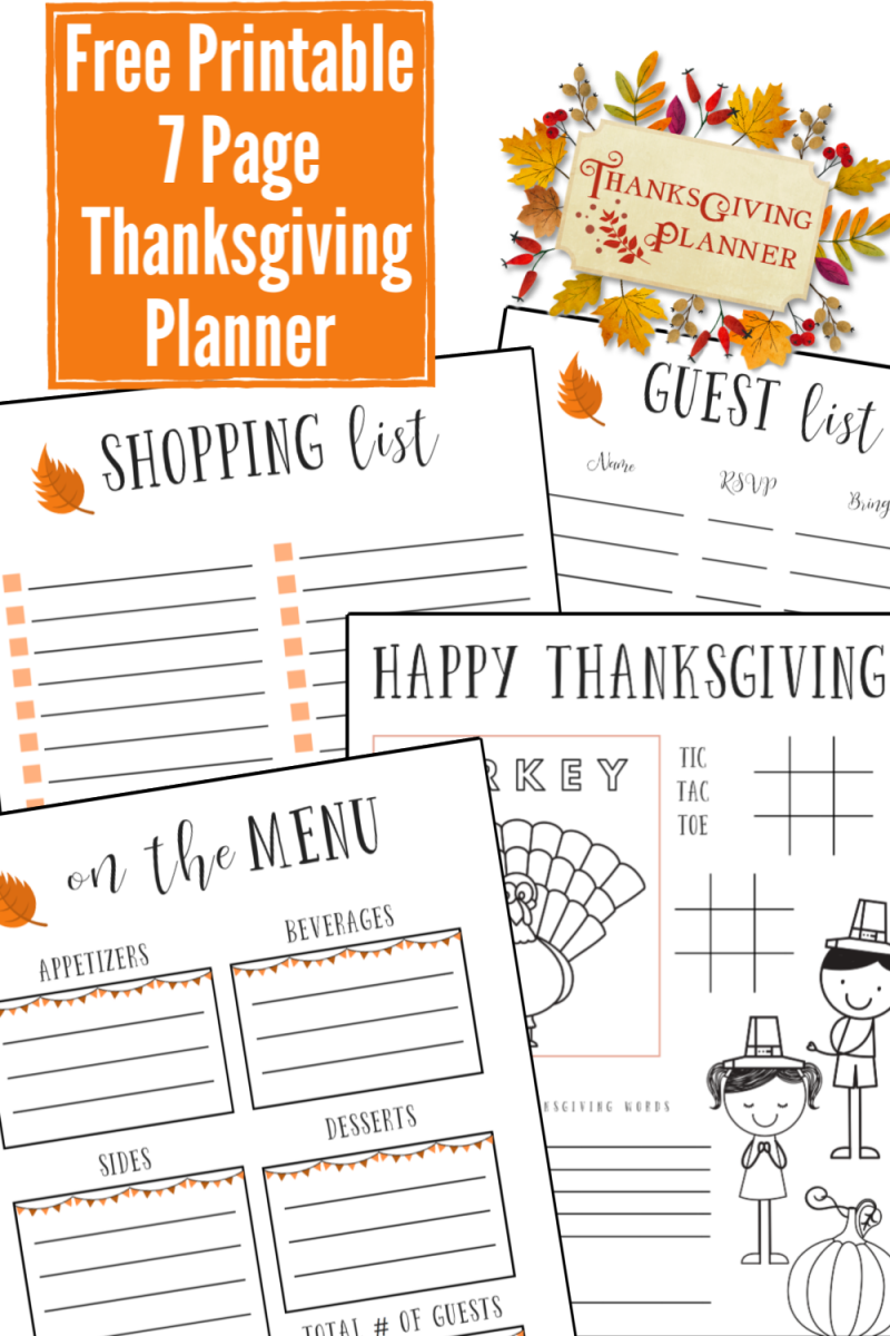 Free Printable Thanksgiving Planner Stay Organized Oh My Creative Free Printable Thanksgiving Planner Stay Organized Oh My Creative