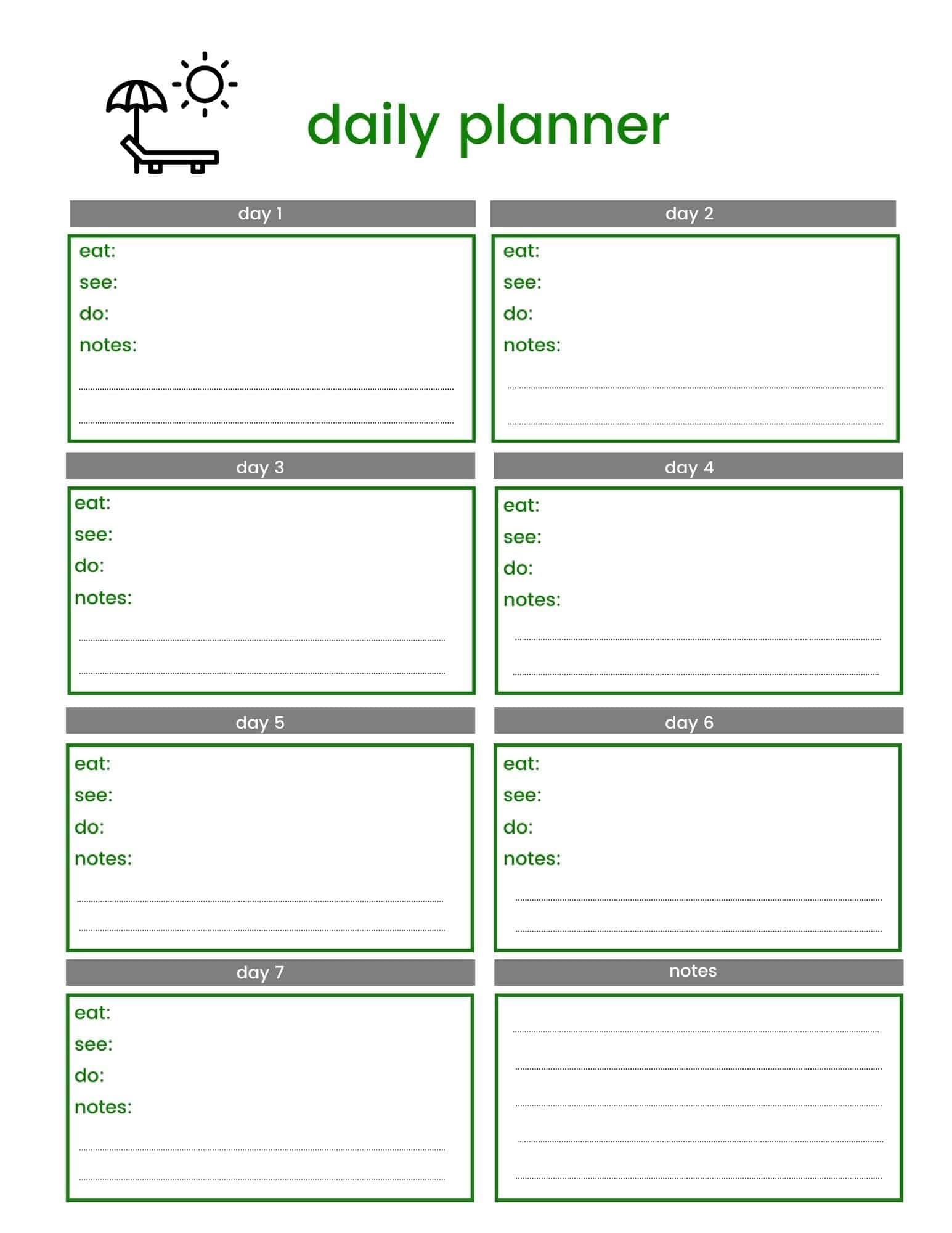 free printable vacation planner pdf free printable vacation planner pdf