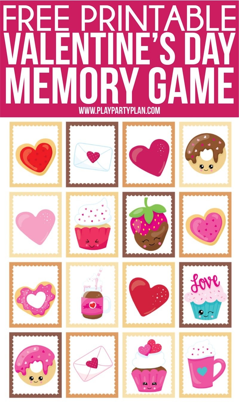 kids games with hearts printable