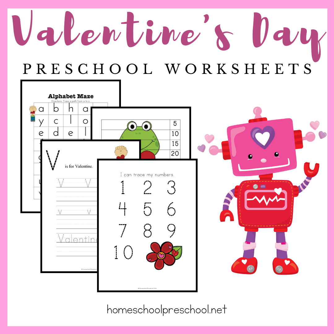 free printable valentine worksheets