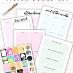 Free Printable Vision Board Kit Carrie Elle