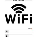 Free Printable WiFi Password Signs poster Template Downloads APC Solutions