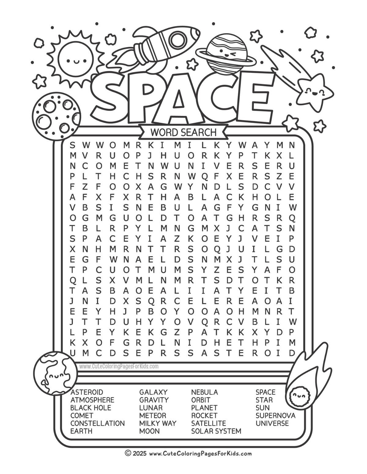 Free Printable Word Searches For Kids Cute Coloring Pages For Kids