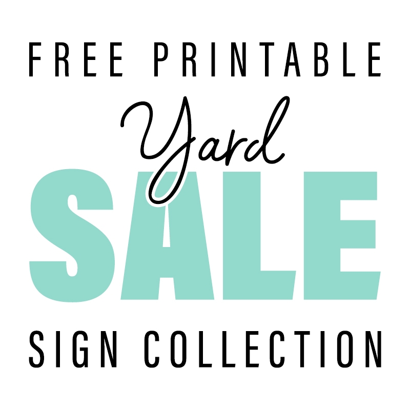 printable for sale signs