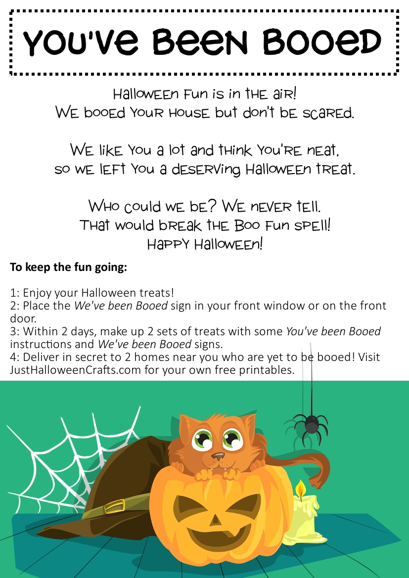 we ve been booed free printable we ve been booed free printable