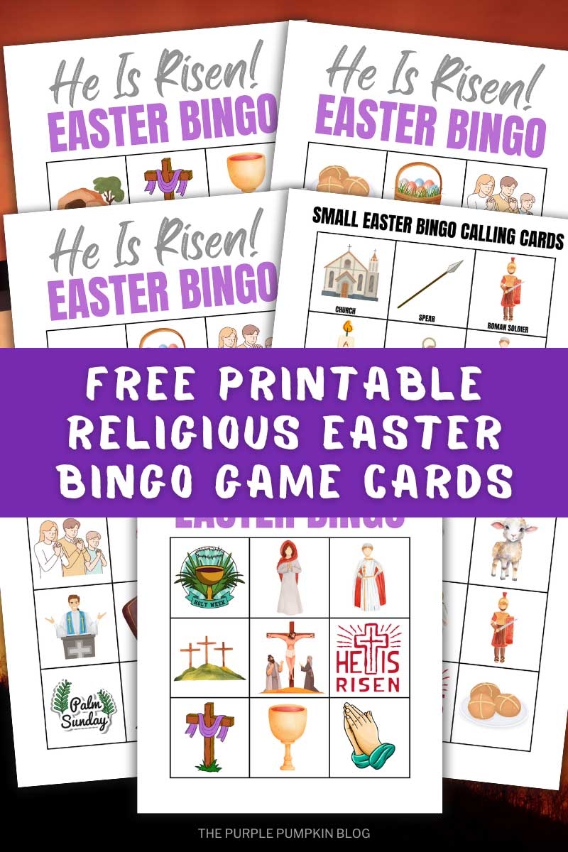 Free Religious Easter Bingo Printable Game Cards
