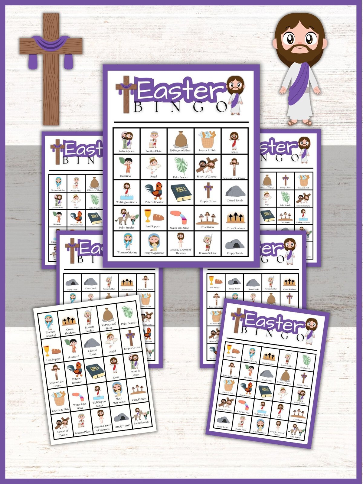 Free Religious Easter Bingo Printable Healing Home