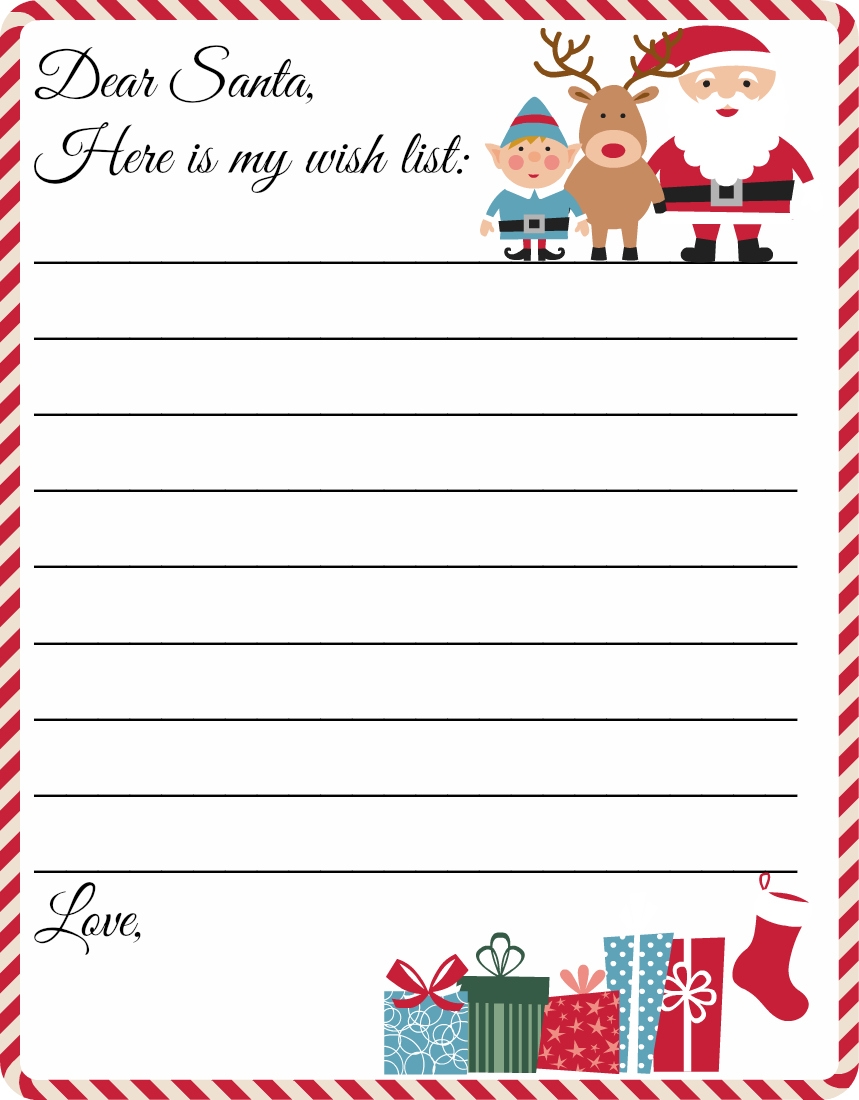 Free Santa Letter Templates How To Mail A Letter To Santa What 