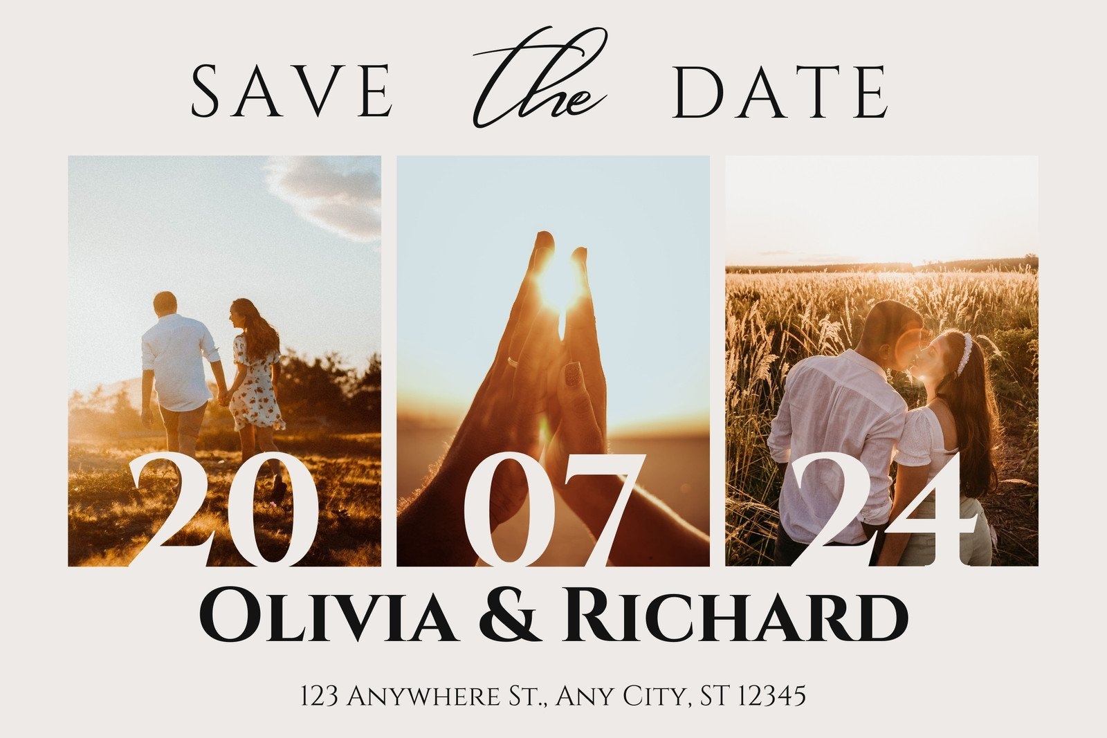Free Save The Date Card Templates To Edit And Print Canva