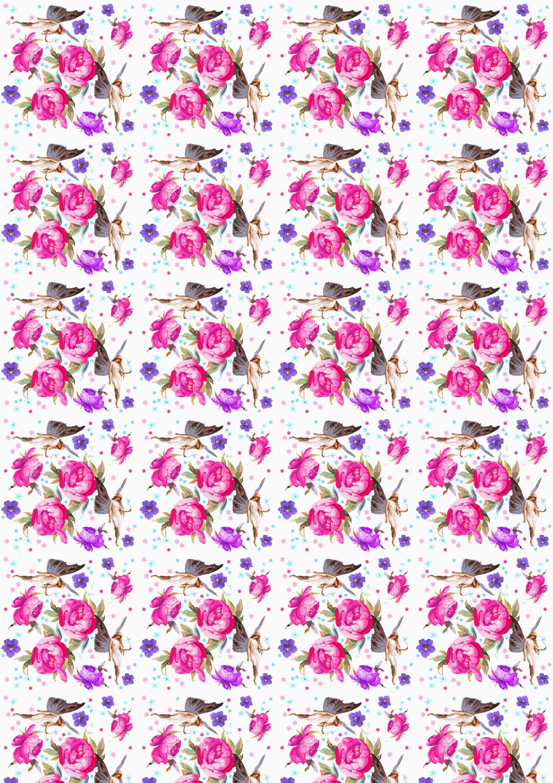 Free Scrapbook Paper Garden Flower Fairies Large Rooftop Post Printables Free Scrapbook Paper Garden Flower Fairies Large Rooftop Post Printables