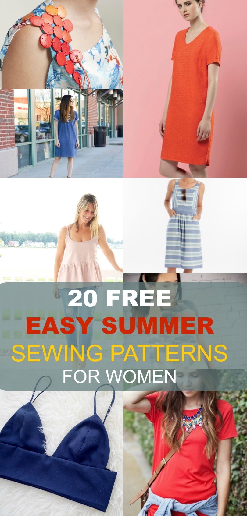 FREE SEWING PATTERNS 20 Easy Summer Patterns For Women On The 