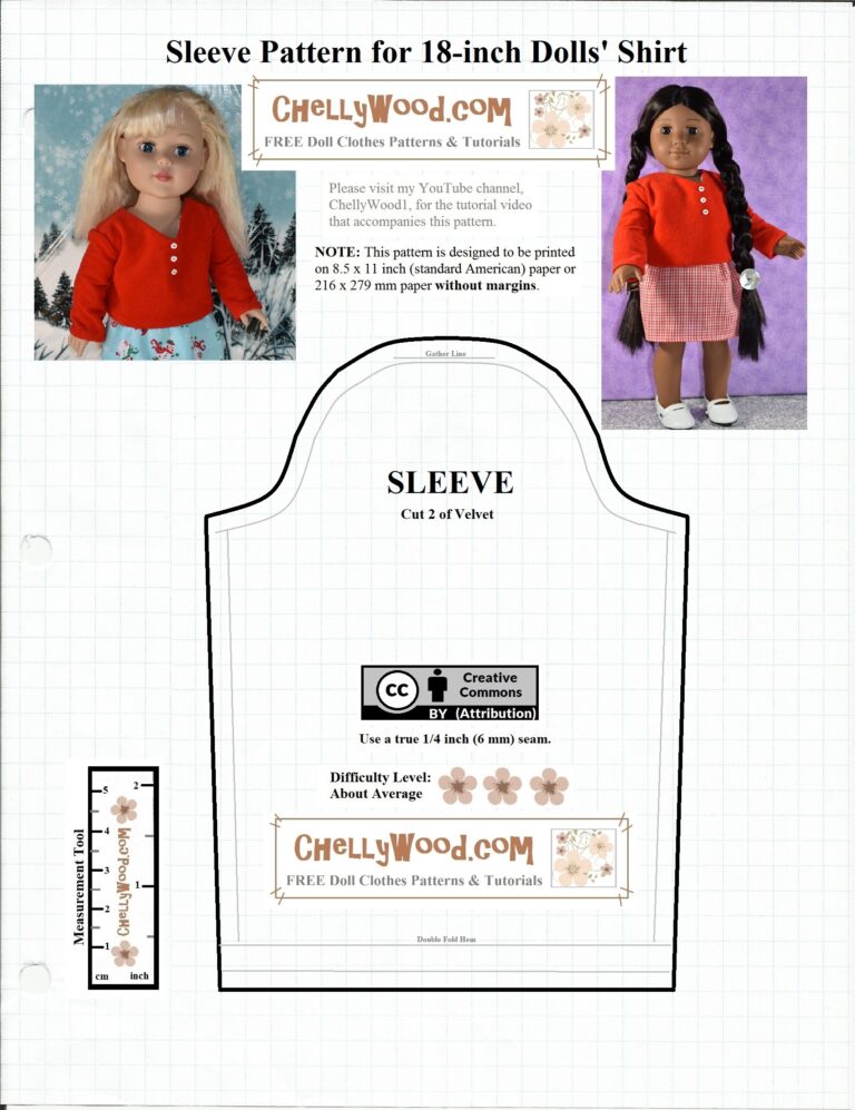 Free Sewing Patterns For 18 Dolls Clothes Velvet Shirt Project