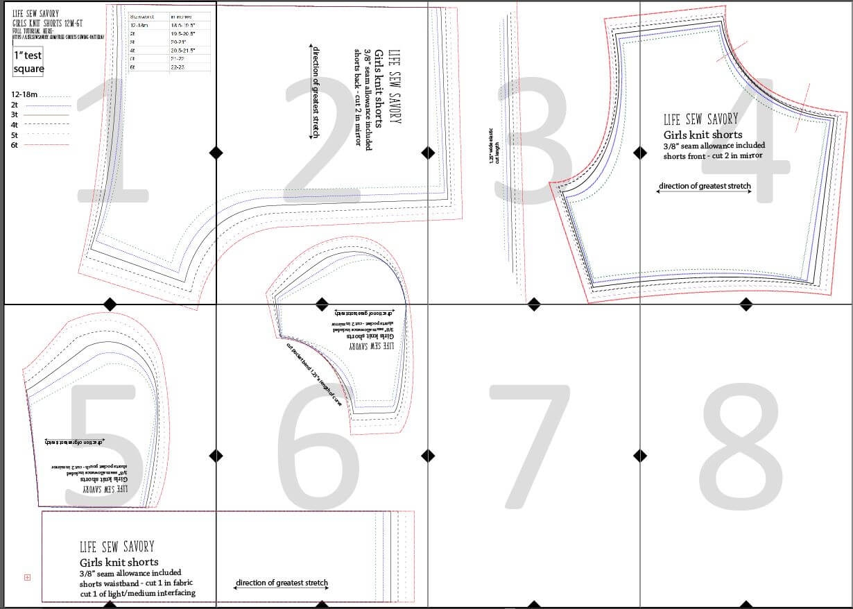 Free Shorts Sewing Pattern For Girls Life Sew Savory Free Shorts Sewing Pattern For Girls Life Sew Savory